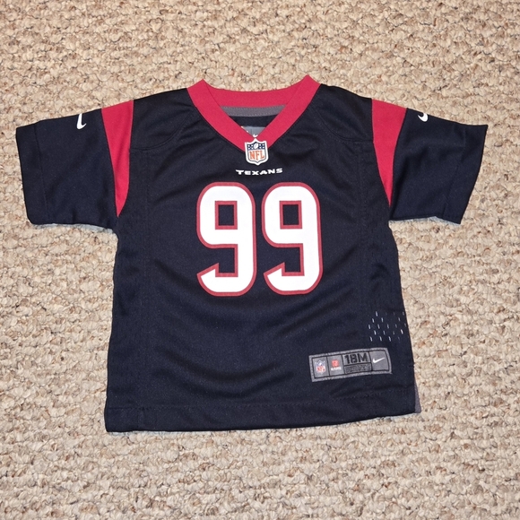 JJ Watt Houston Texans Nike Jersey #99 On Field Navy Blue Kids NFL Toddler 18 mo - Picture 1 of 4